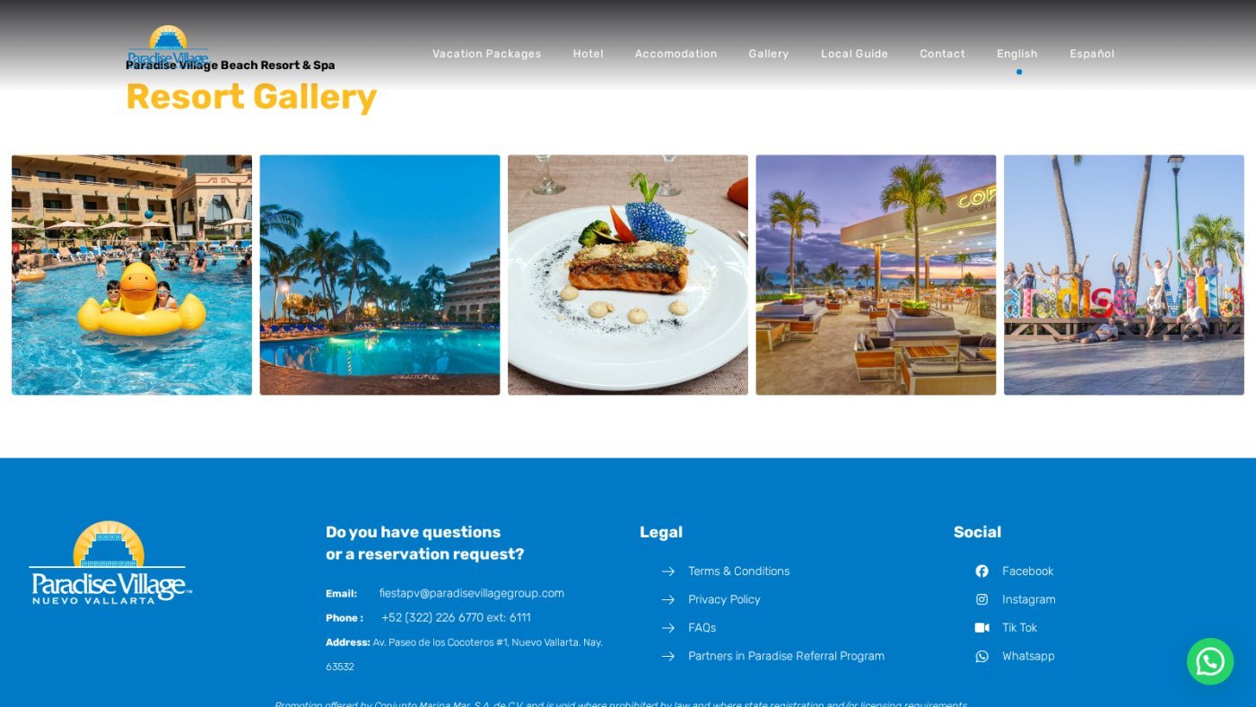 Destination content. The three systems are internal: they run on the client's private data and have no public screens.